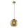 Searchlight - Chandelier on a string BALL 1xE27/60W/230V brown