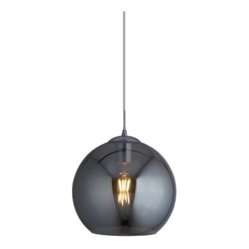 Searchlight - Chandelier on a string BALL 1xE27/60W/230V silver