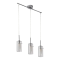 Searchlight - Chandelier on a string DUO 3xE14/60W/230V shiny chrome