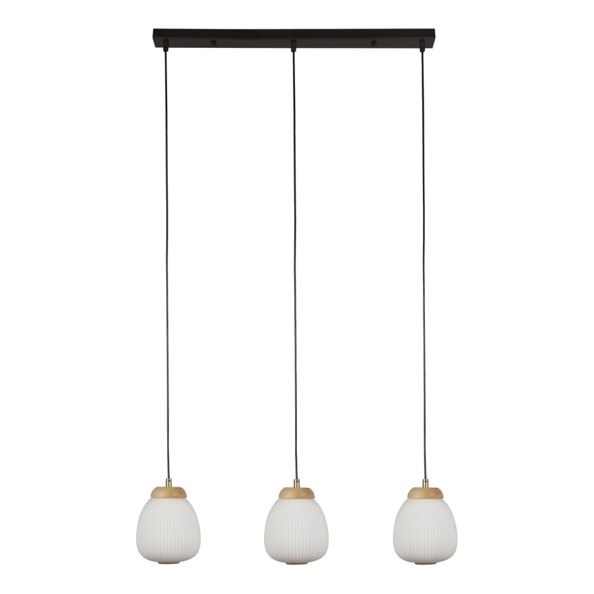 Searchlight - Chandelier on a string ELLA 3xE14/7W/230V beech