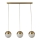 Searchlight - Chandelier on a string ENDOR 3xE27/40W/230V brass