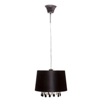 Searchlight - Chandelier on a string LILA 1xE27/60W/230V black