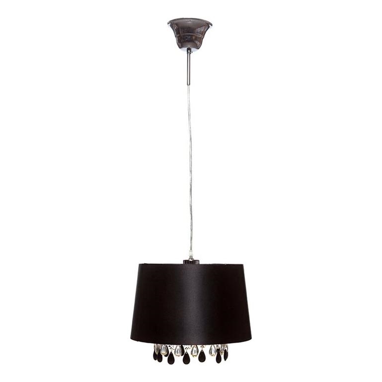 Searchlight - Chandelier on a string LILA 1xE27/60W/230V black
