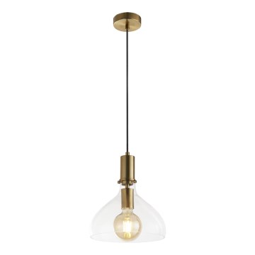 Searchlight - Chandelier on a string MARGARITA 1xE27/60W/230V brass