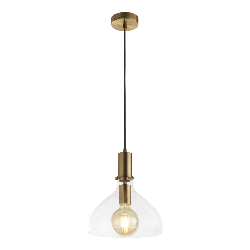 Searchlight - Chandelier on a string MARGARITA 1xE27/60W/230V brass