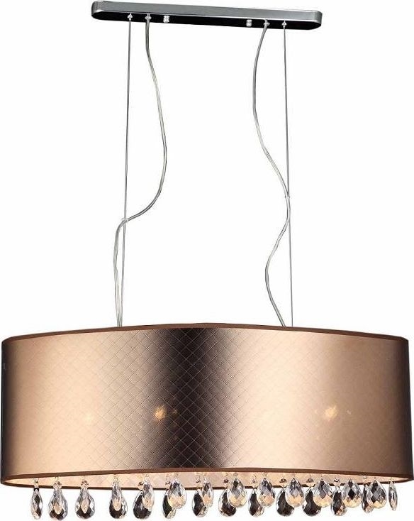 Searchlight - Chandelier on a string MOTAN 4xE14/40W/230V copper
