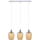 Searchlight - Chandelier on a string PIRITA 3xE14/40W/230V
