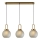 Searchlight - Chandelier on a string SNOWDROP 3xE27/60W/230V brass