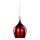 Searchlight - Chandelier on a string VIBRANT 1xE27/60W/230V red