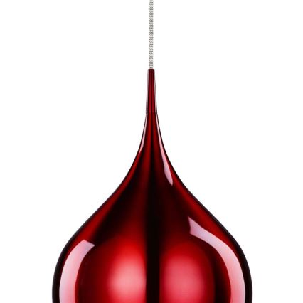 Searchlight - Chandelier on a string VIBRANT 1xE27/60W/230V red