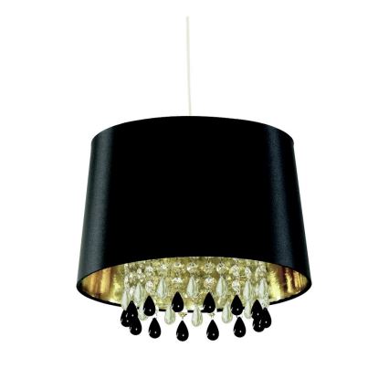 Searchlight - Chandelier on a string LILA 1xE27/60W/230V black