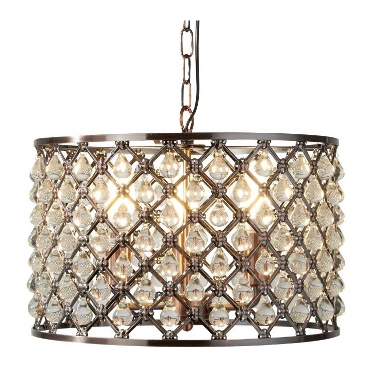 Searchlight - Crystal chandelier on a chain MARQUISE 3xE14/40W/230V