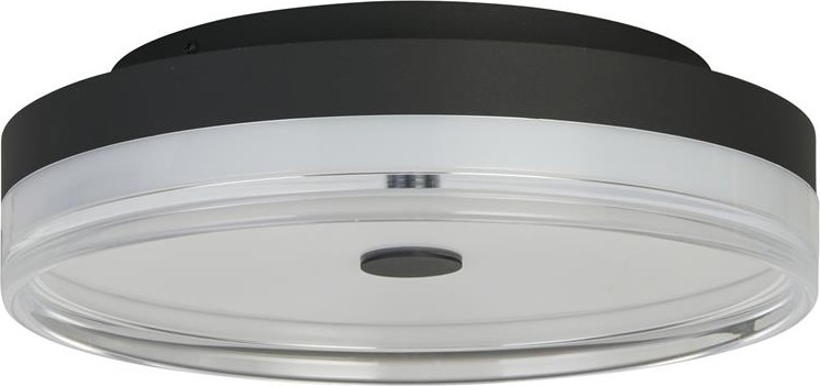 Searchlight - CYPRUS LED Ceiling Light LED/29W/230V, Ø 40 cm, Black