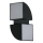Searchlight - DAKOTA LED Outdoor Wall Light 2xLED/4W/230V IP44