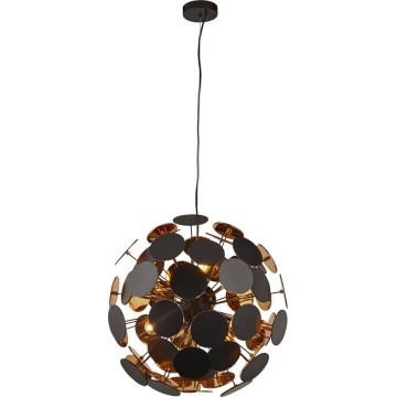 Searchlight - DISCUS cable-suspended chandelier 6xE14/60W/230V