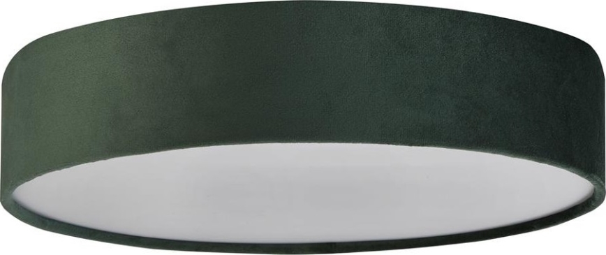 Searchlight - DRUM Ceiling Light 3xE27/60W/230V Green