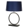 Searchlight - ELEGANT Table Lamp 1xE27/60W/230V, Blue