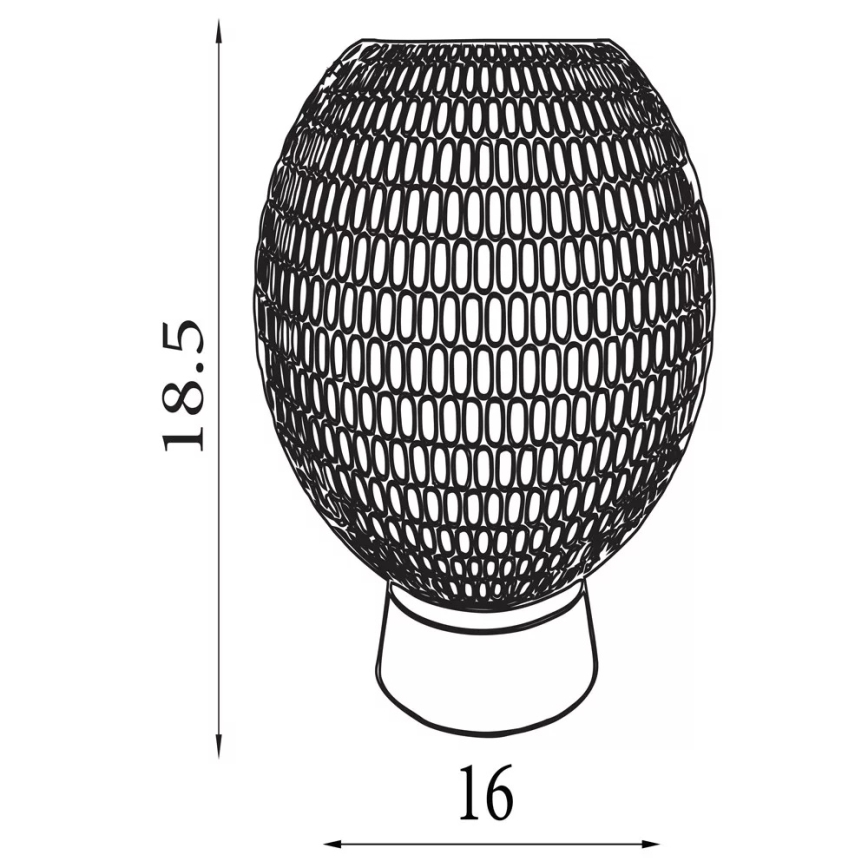 Searchlight - LED Table Lamp MILA LED/0,6W/3xAAA brown