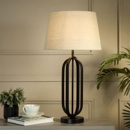 Searchlight - CHIC Table Lamp 1xE27/60W/230V, Beige