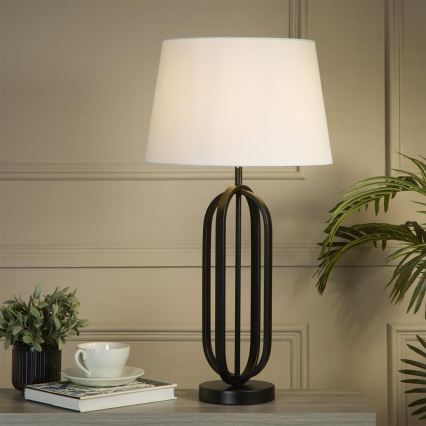 Searchlight - CHIC Table Lamp 1x E27/60W/230V White
