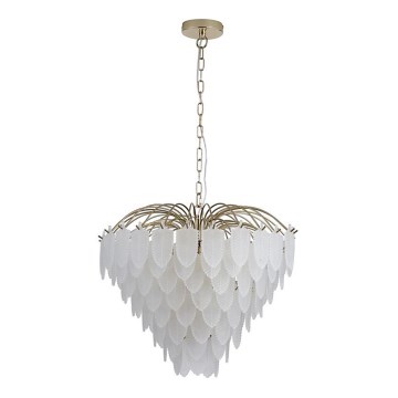 Searchlight - FEATHER Chain-hung Chandelier 6xE14/60W/230V