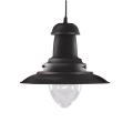 Searchlight - FISHERMAN Cable-Hung Pendant Light 1xE27/60W/230V Black