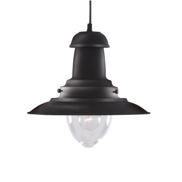Searchlight - FISHERMAN Cable-Hung Pendant Light 1xE27/60W/230V Black