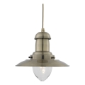 Searchlight - FISHERMAN Cable Pendant 1xE27/60W/230V Brass