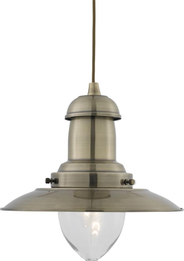 Searchlight - FISHERMAN Cable Pendant 1xE27/60W/230V Brass
