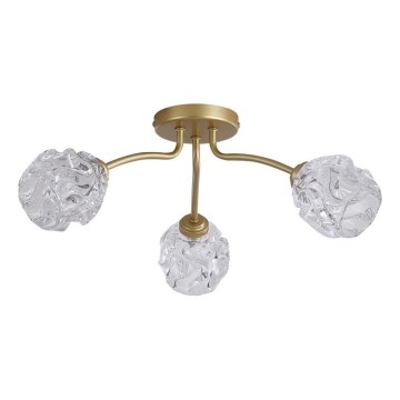 Searchlight - Flush-mount chandelier ASTRAL 3xG9/33W/230V gold