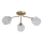 Searchlight - Flush-mount chandelier ASTRAL 3xG9/33W/230V gold