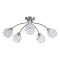 Searchlight - Flush-mount chandelier ASTRAL 5xG9/33W/230V matte chrome