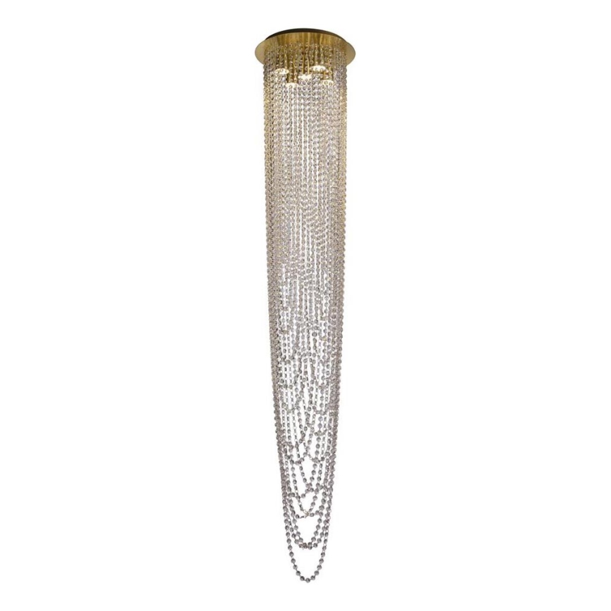 Searchlight - Flush-mounted ceiling light SWOOP 5xGU10/50W/230V