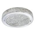 Searchlight - LED Ceiling light FLUSH LED/24W/230V d. 40 cm chrome
