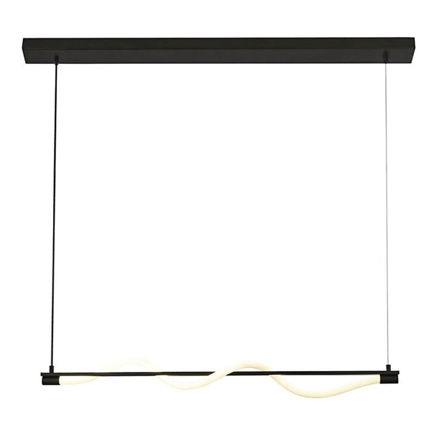 Searchlight - LED Chandelier on a string SERPENT LED/15W/230V black