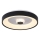 Searchlight - LED Dimmable ceiling light POLKA LED/24W/230V + LED/6W Ø 38.5 cm black