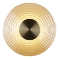 Searchlight - LED Dimmable Wall Light CLEO LED/9.4W/230V Brass
