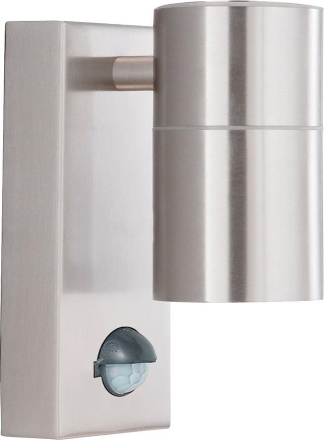 Searchlight - LED Outdoor wall light with a sensor METRO 1xGU10/3W/230V IP44