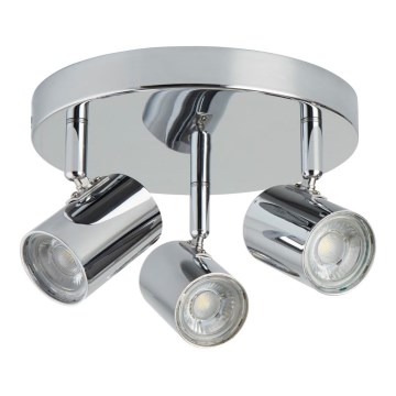 Searchlight - LED Spotlight ROLLO 3xLED/4W/230V shiny chrome