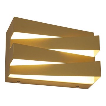 Searchlight - LED Wall Light SECTION LED/18W/230V gold