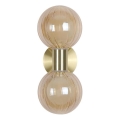 Searchlight - LUMINSPHERE Wall Light 2xG9/7W/230V Brass