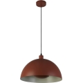 Searchlight - MARS Cable-Hung Pendant 1x E27/60W/230V, dia. 25 cm, Brick Red
