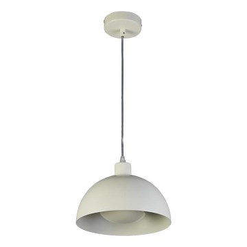 Searchlight - MARS Cable-Hung Pendant 1xE27/60W/230V Ø 40 cm Cream