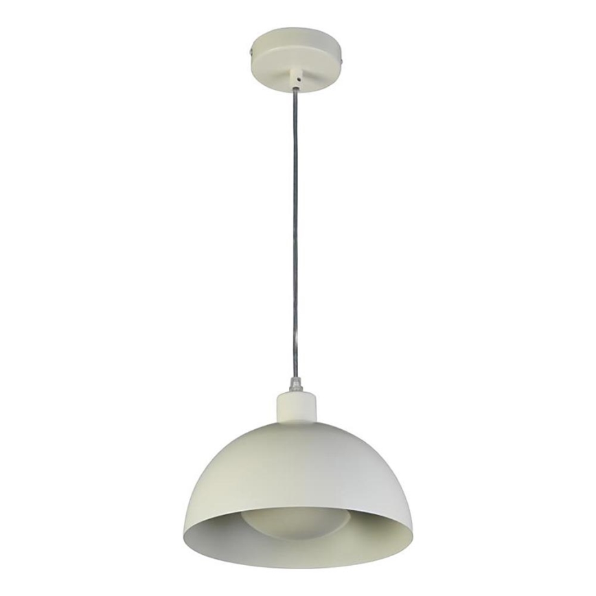 Searchlight - MARS Cable-Hung Pendant 1xE27/60W/230V Ø 40 cm Cream