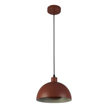 Searchlight - MARS cable-suspended pendant 1xE27/60W/230V dia. 40 cm, brick red