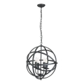 Searchlight - ORBIT chain-hung chandelier 4xE14/60W/230V black
