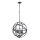 Searchlight - ORBIT chain-hung chandelier 4xE14/60W/230V black
