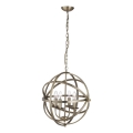 Searchlight - ORBIT Chain-Hung Chandelier 4xE14/60W/230V Brass