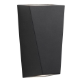 Searchlight - Outdoor wall light OUT 2xGU10/3W/230V IP44 black