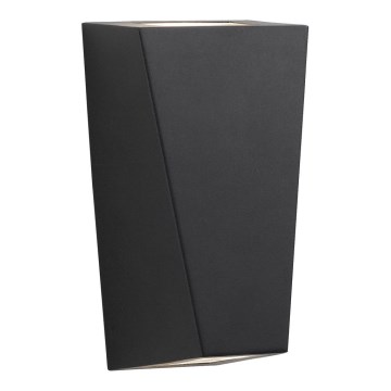 Searchlight - Outdoor wall light OUT 2xGU10/3W/230V IP44 black